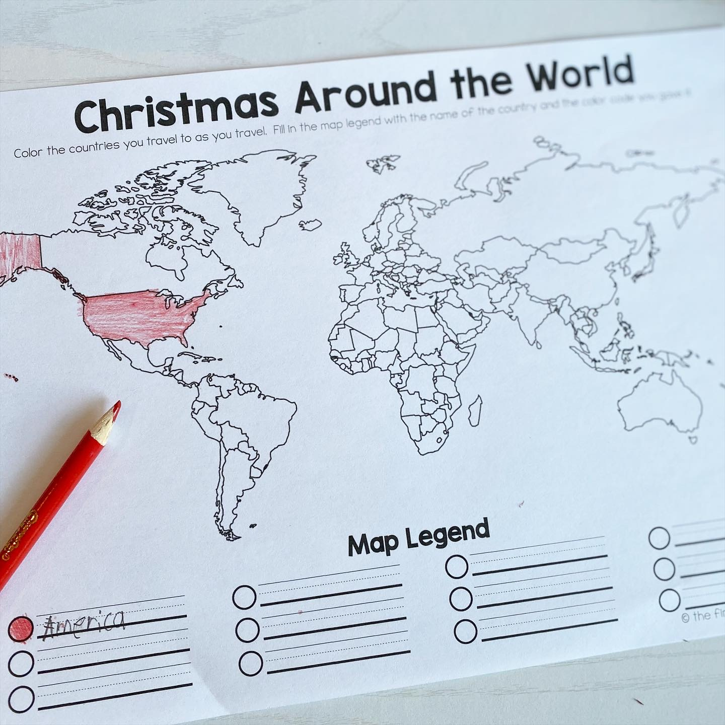4 Engaging Christmas Around The World Ideas &amp;amp; Lessons For Kids for Christmas Around the World Printable Map