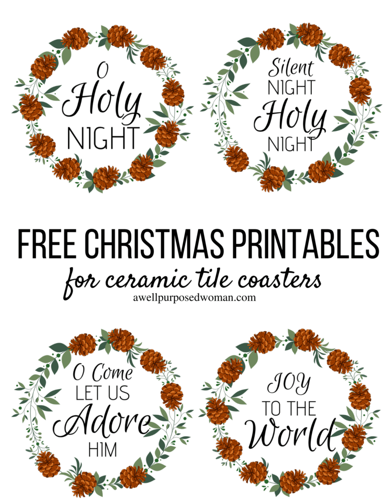 4 Free Farmhouse Christmas Printables - A Well Purposed Woman for Farmhouse Christmas Printable