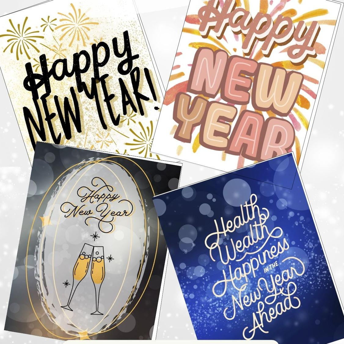 4 Free Printable Happy New Year Cards (For 2026) – Sustain My with regard to Happy New Year Printables