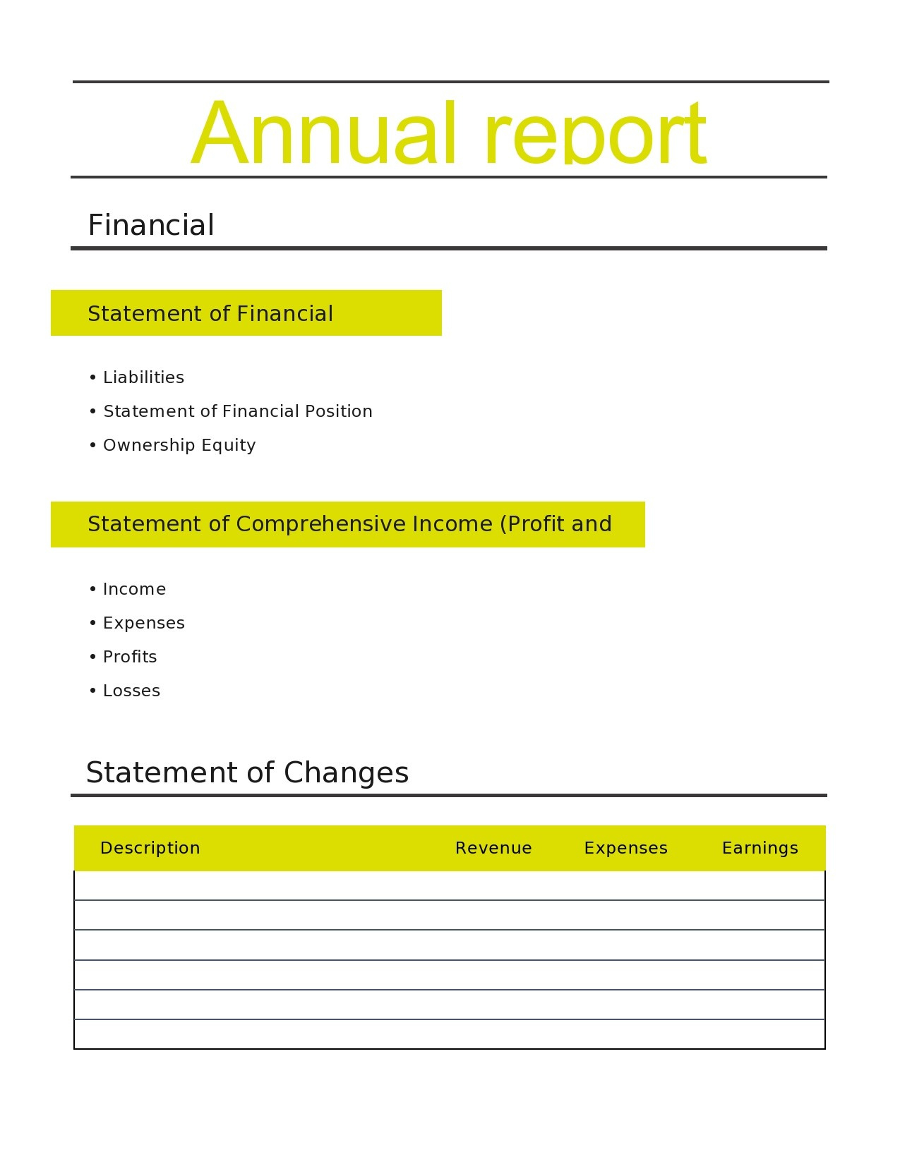 49 Free Annual Report Templates [Llc, Nonprofit..] ᐅ Templatelab pertaining to Year End Report Sample Template
