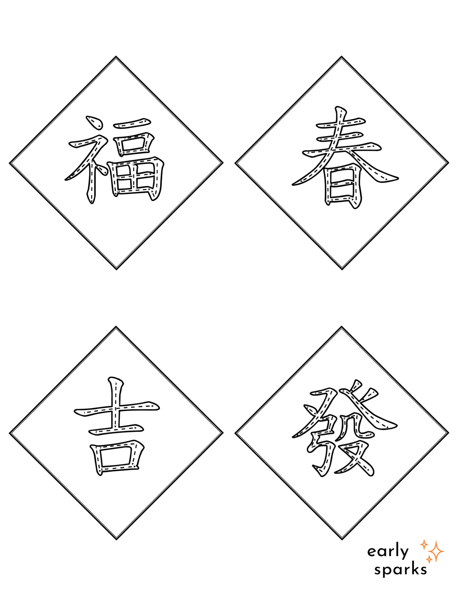 5 Best Lunar New Year Crafts For Kids With Free Printable — Early throughout Chinese New Year Couplets Printable