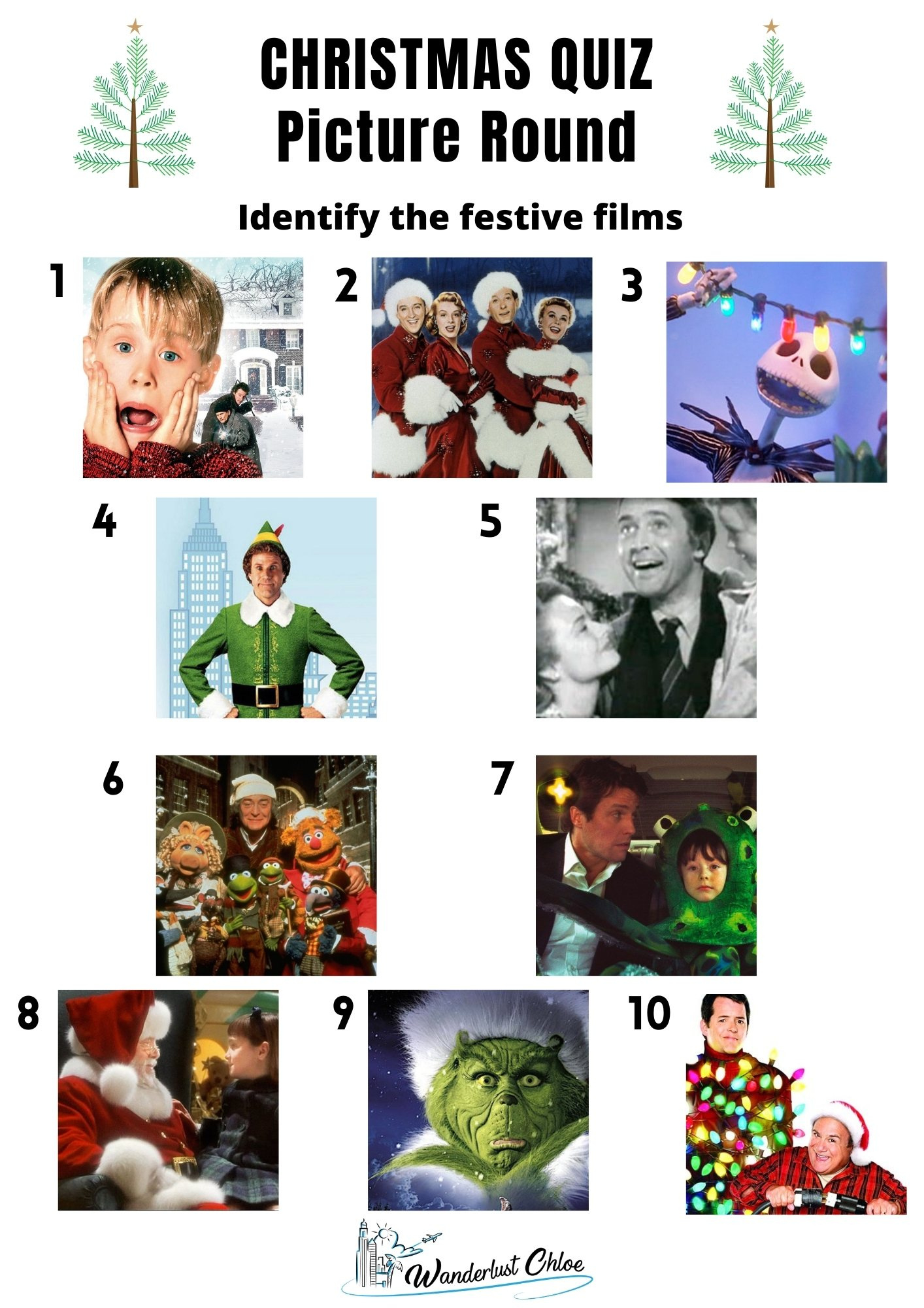 50 Christmas Quiz Questions + Printable Picture Rounds: 2025 pertaining to Christmas Film Quiz Printable