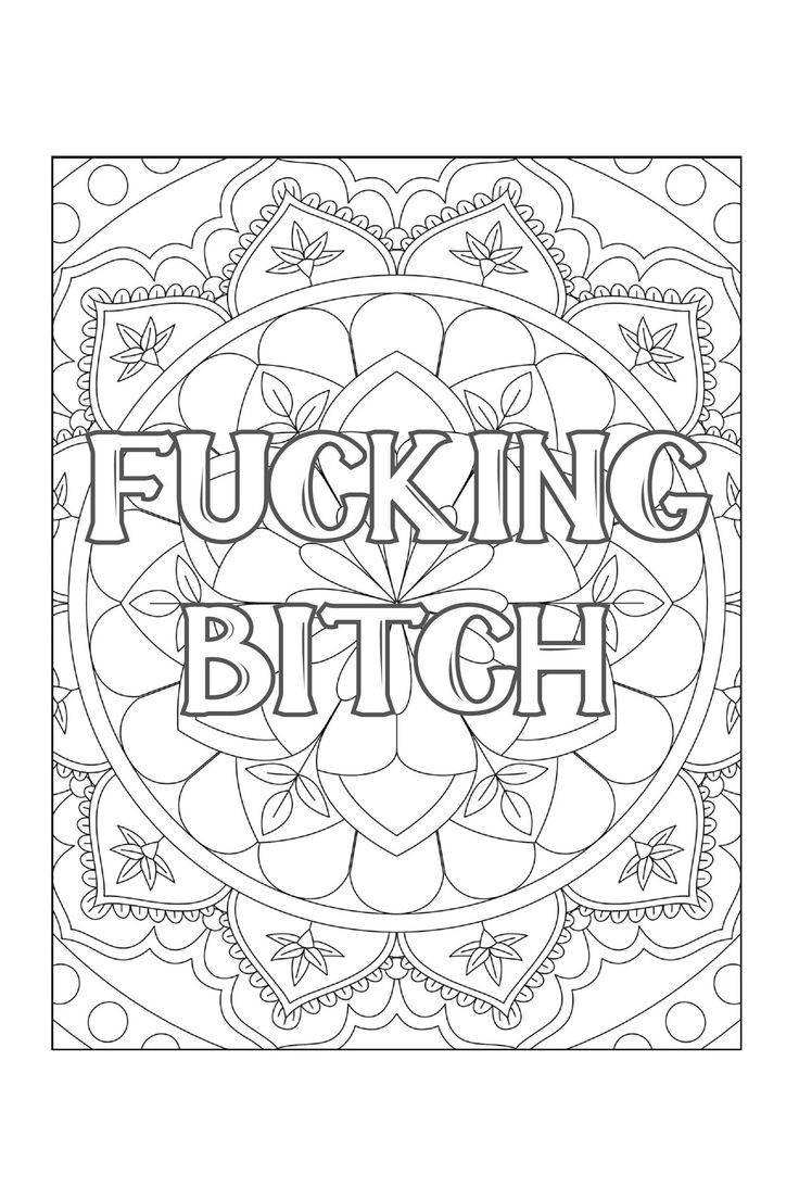 50 Dirty Swear Words Coloring Pages For Adultsgbn Publishing for Free Printable Inappropriate Coloring Pages For Adults
