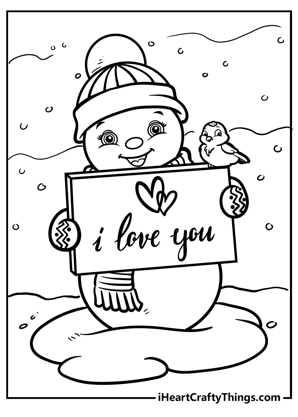 50+ Snowman Coloring Pages: 100% Free Printables pertaining to Free Printable Snowman Coloring Pages