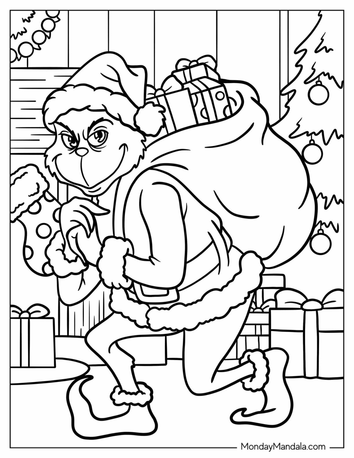 51 Grinch Coloring Pages (Free Pdf Printables) with regard to Grinch Coloring Pages Printable