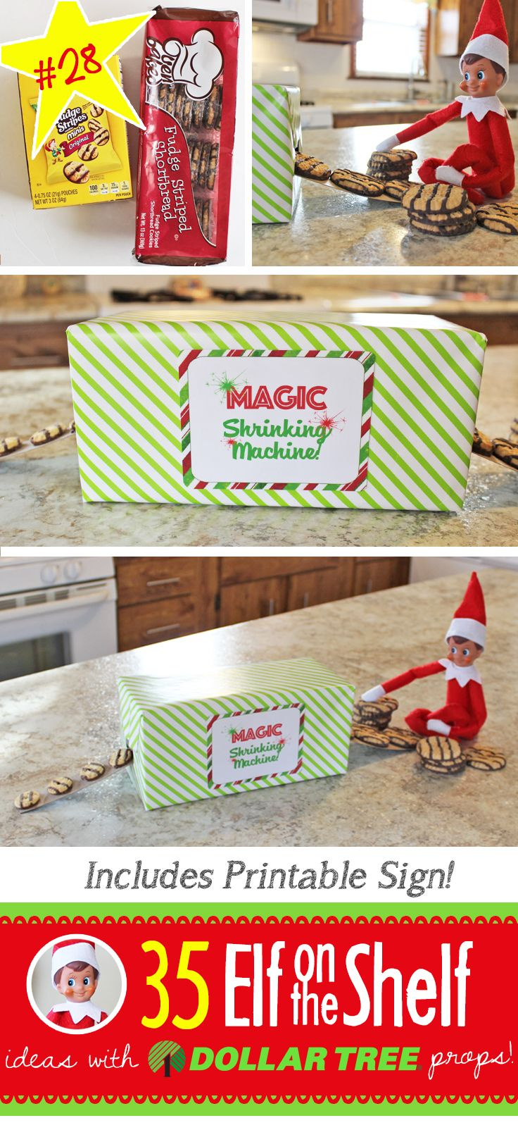 55+ New Elf On The Shelf Ideas: #28 Magic Shrinking Machine in Elf On The Shelf Shrinking Machine Printable