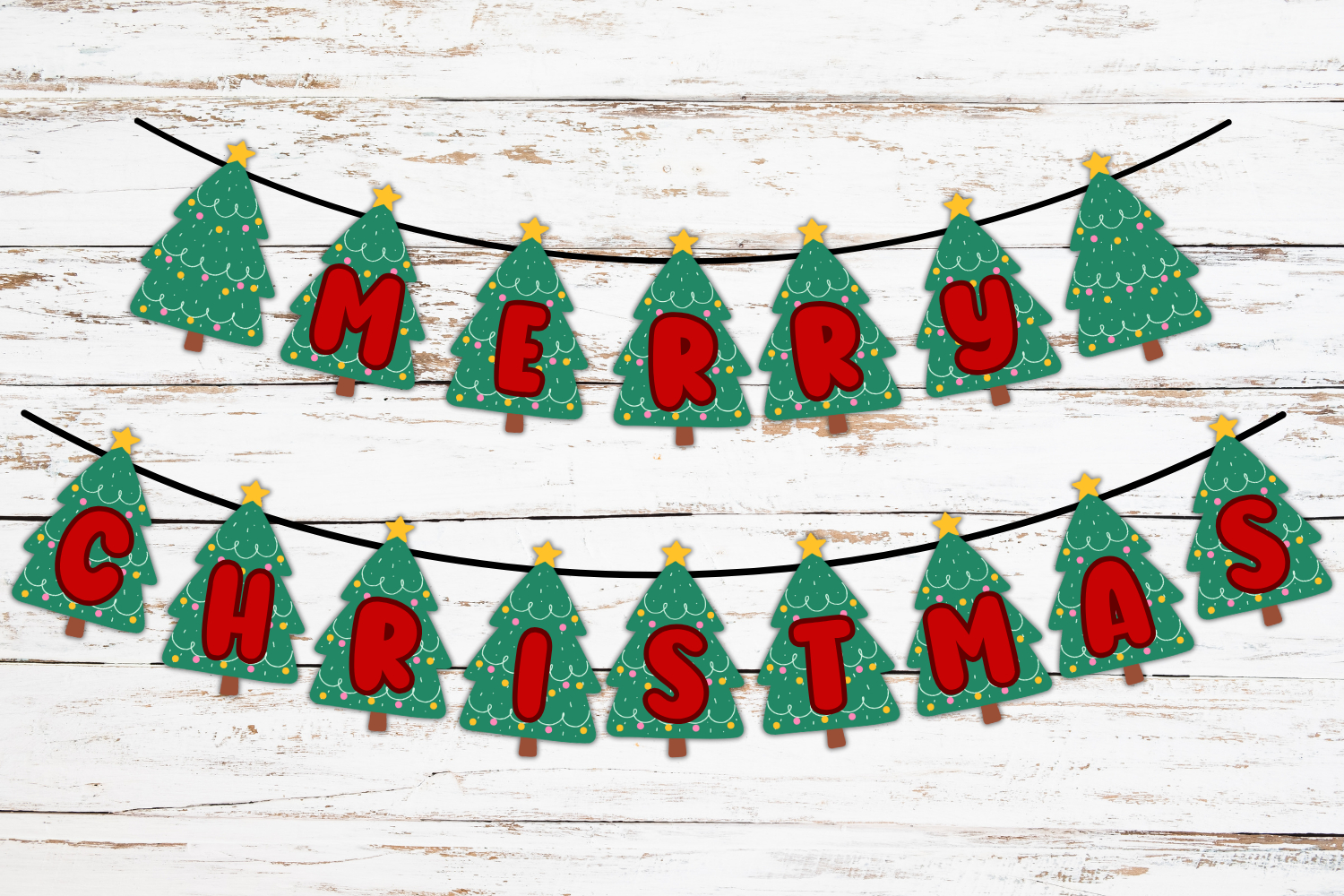 6 Cute Merry Christmas Banners (Free Printables) - Cassie Smallwood with regard to Merry Christmas Banner Printable