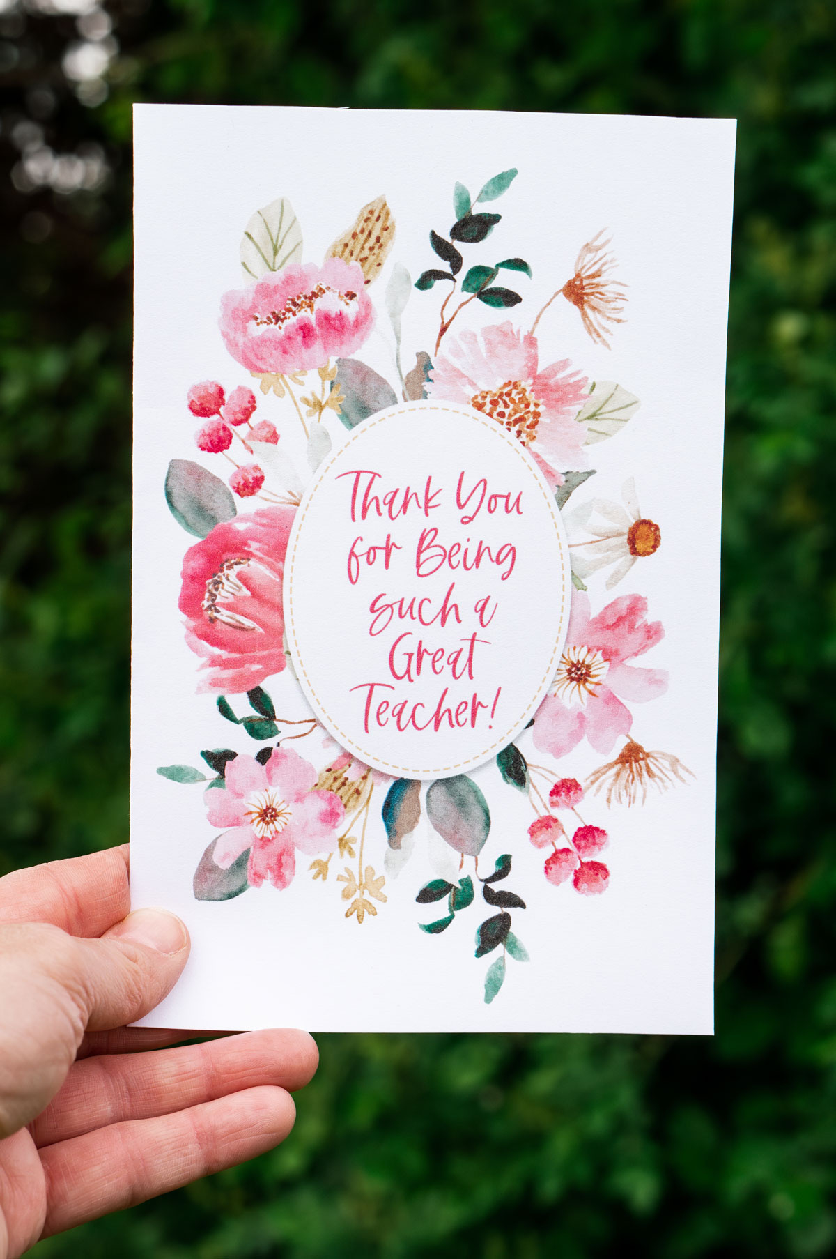 7 Free Printable Thank You Cards For Teacher Appreciation within Google Images Free Printable Thank You Cards