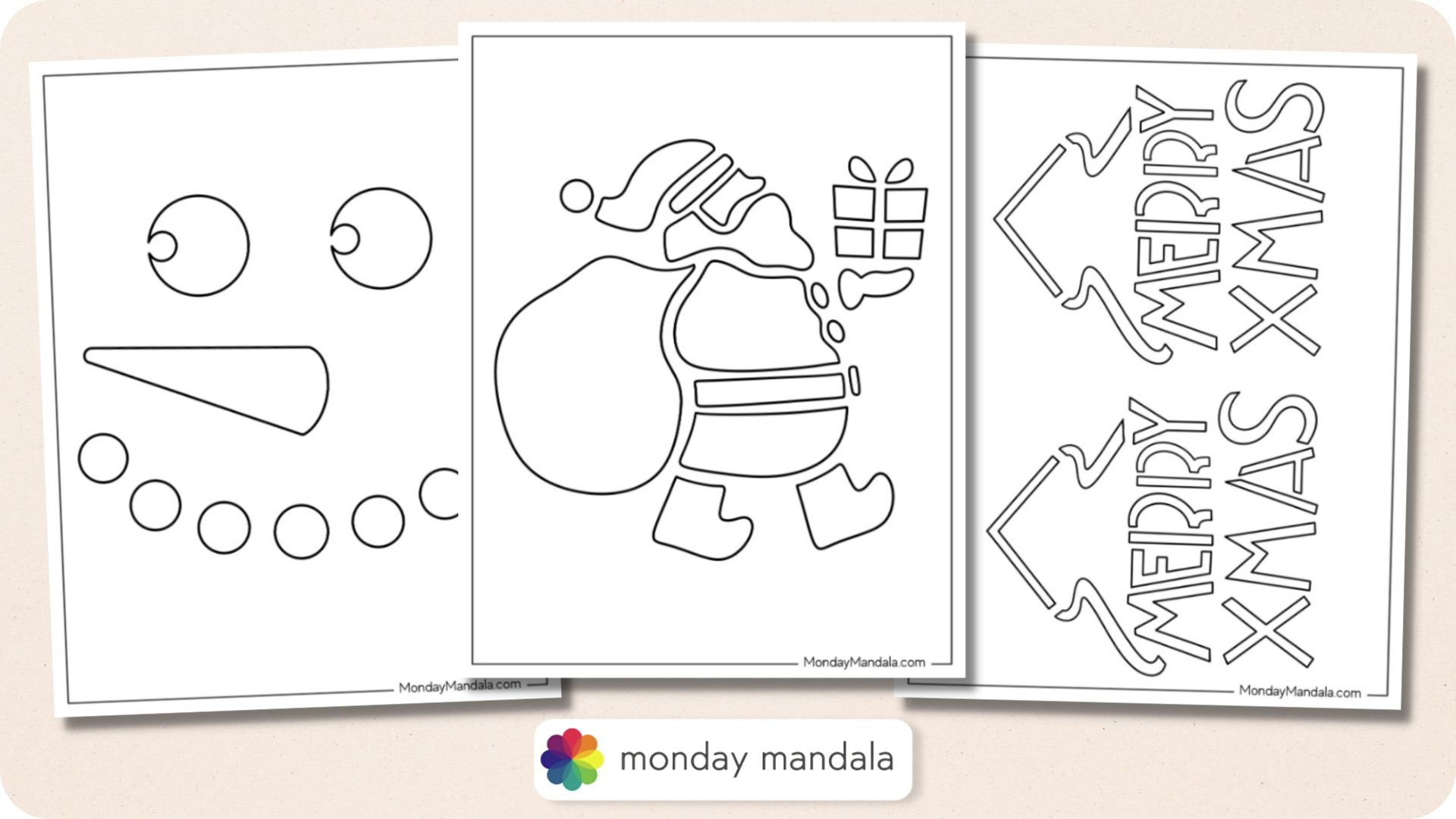 74 Christmas Stencils (Free Pdf Printables) pertaining to Printable Christmas Stencils For Windows