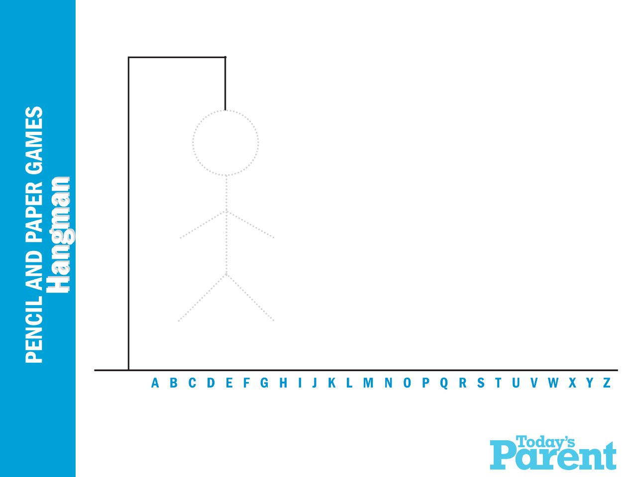 8 Fun Pencil And Paper Games For Kids (+ Printables!) - Today'S Parent pertaining to Free Printable Hangman Game