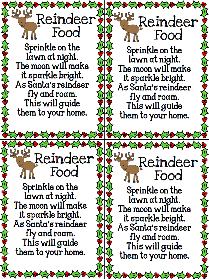 8 Santa Ideas | Christmas Holidays, Christmas Kindergarten regarding Pinterest Reindeer Food Printable