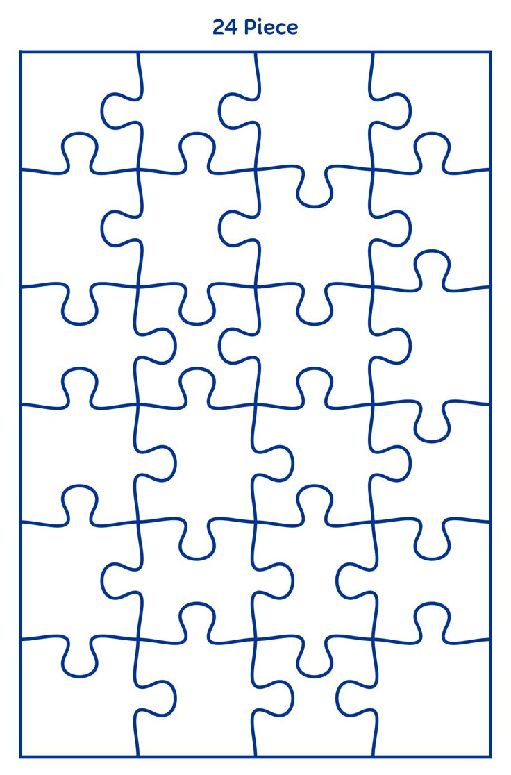 9 Piece Jigsaw Puzzle Template - 10 Free Pdf Printables | Printablee in Free Blank Printable Puzzle Pieces