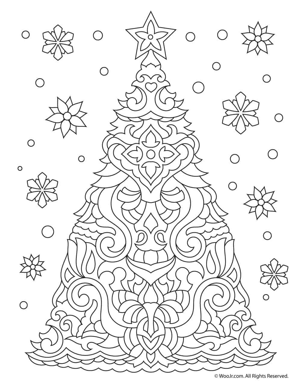 97 Free Adult Christmas Coloring Pages (Printables) | Artsy Pretty throughout Adult Christmas Coloring Pages Printable