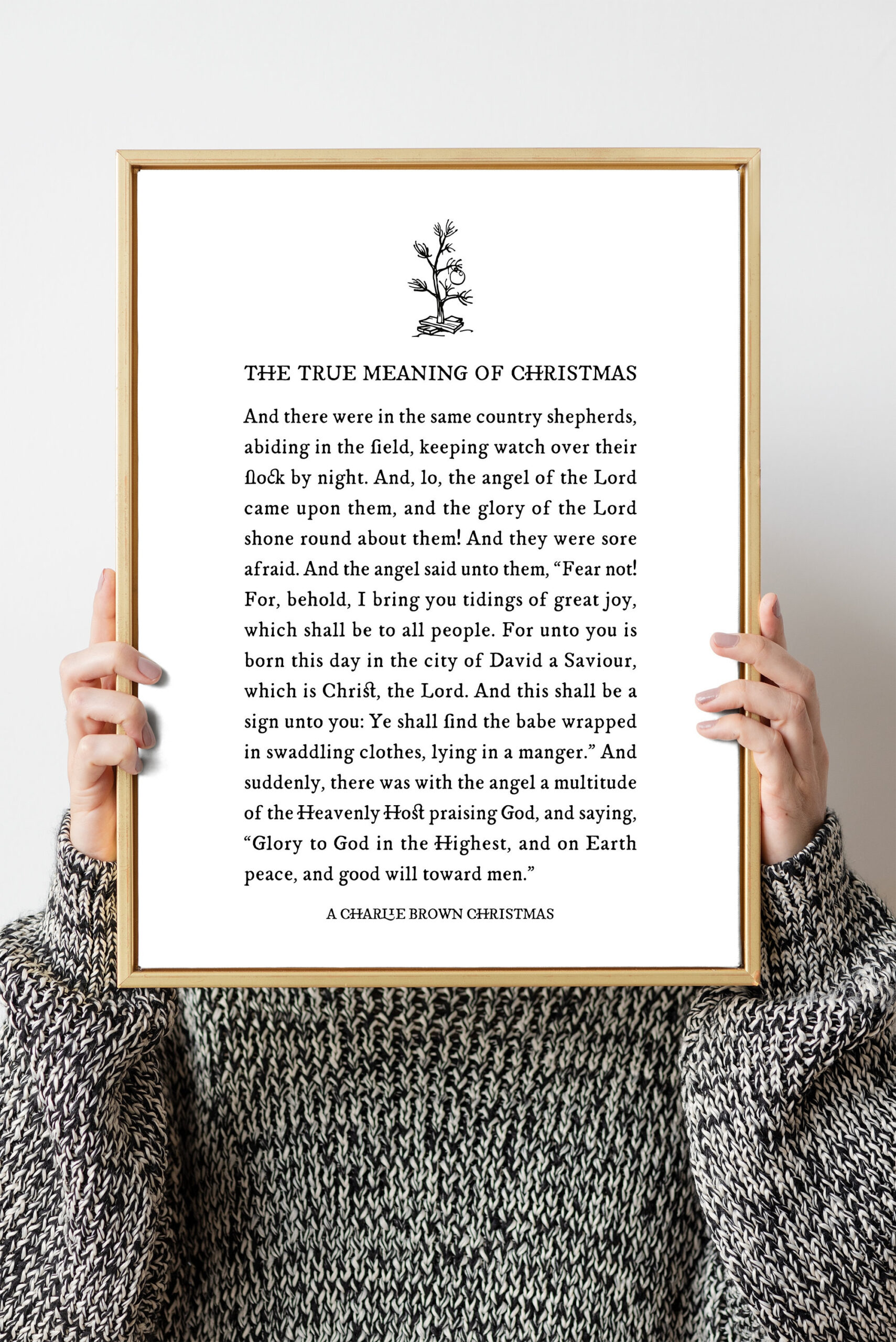 A Charlie Brown Christmas Linus Meaning Of Christmas Speech intended for Printable Linus Christmas Speech