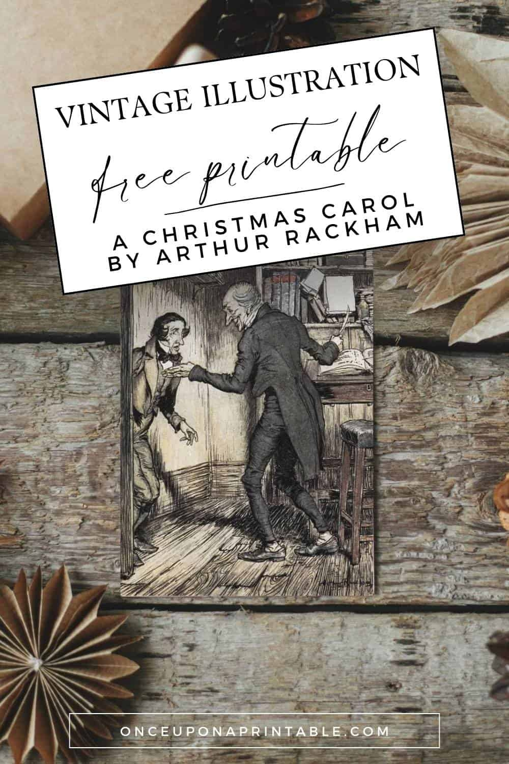 A Christmas Carol: Arthur Rackham Illustrations - Once Upon A pertaining to A Christmas Carol Printable Story