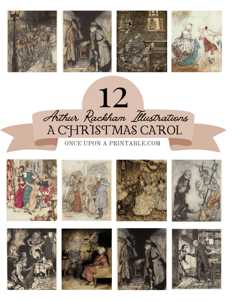 A Christmas Carol: Arthur Rackham Illustrations - Once Upon A throughout A Christmas Carol Printable Book