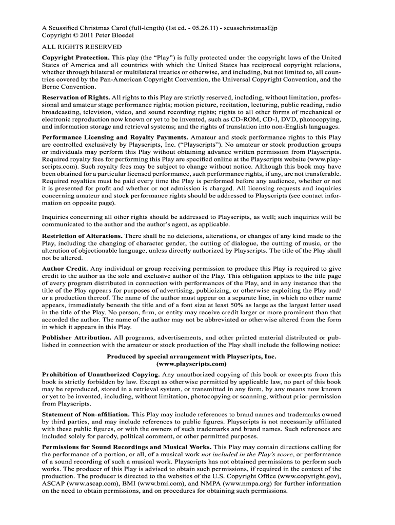 A Christmas Carol Pdf: Fill Out &amp;amp; Sign Online | Dochub with A Christmas Carol Play Script Printable