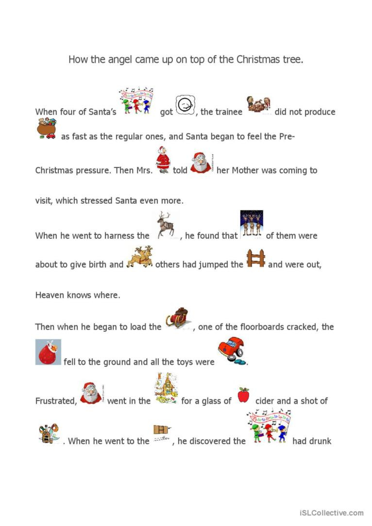 A Christmas Story Pictur…: English Esl Worksheets Pdf &amp; Doc with regard to Christmas Story Worksheet