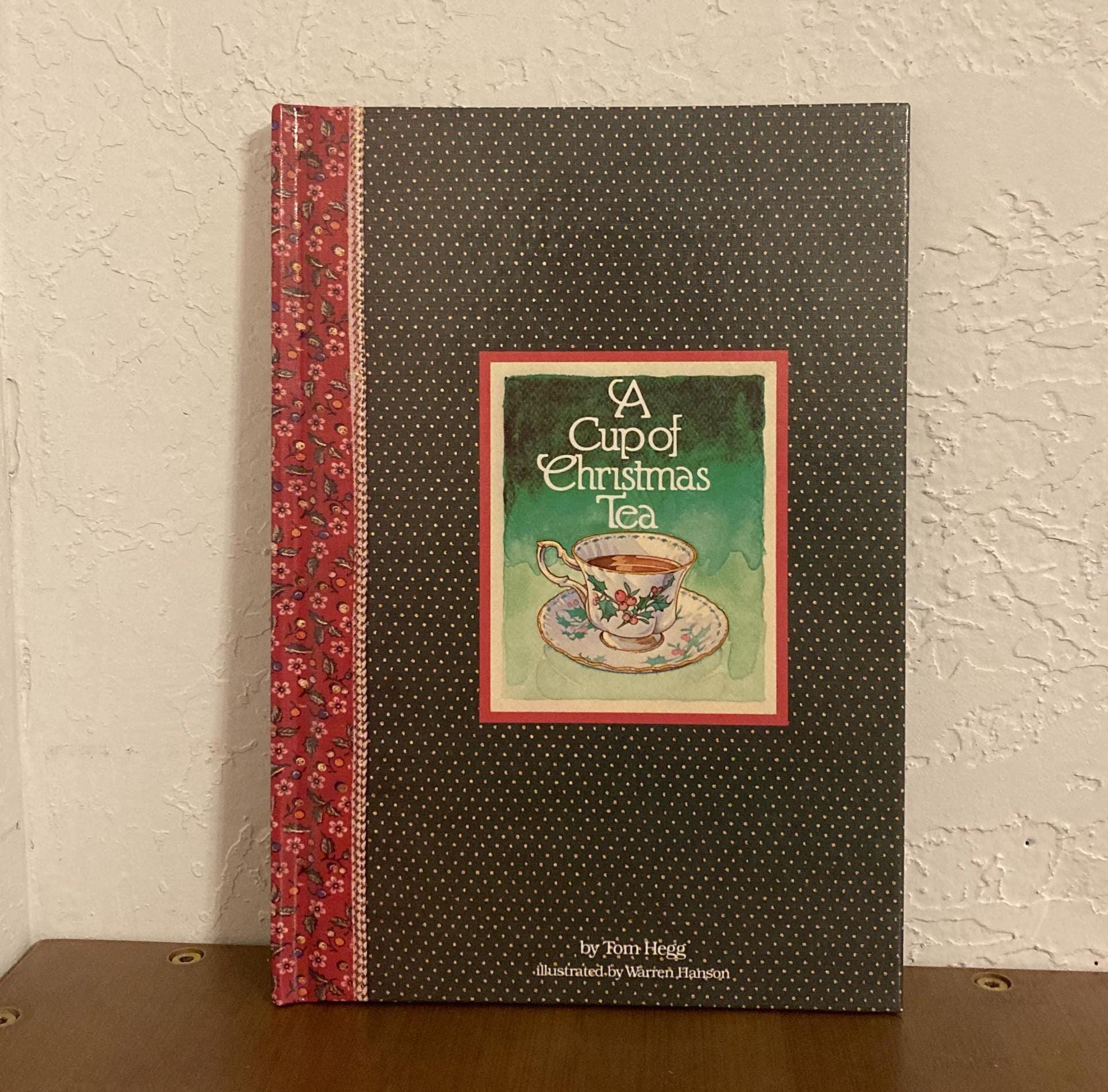 A Cup Of Christmas Teatom Hegg-Illustrated Poem - Etsy with regard to A Cup Of Christmas Tea Poem Printable