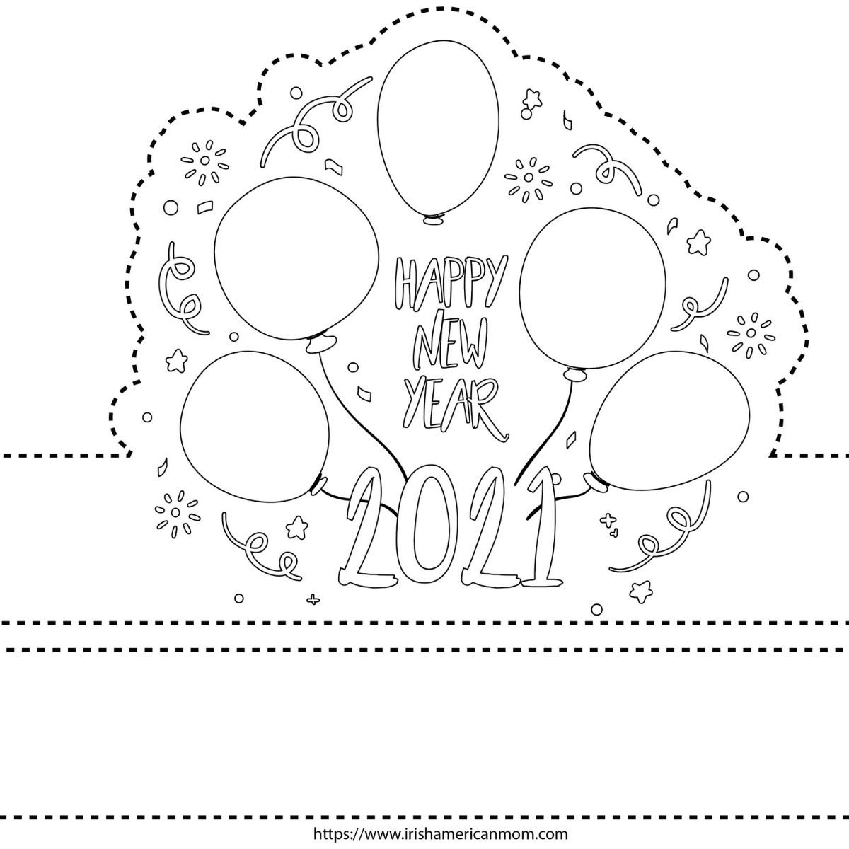 A New Year Crown Printable For Little Ones | Irish American Mom regarding New Years Crown Printable