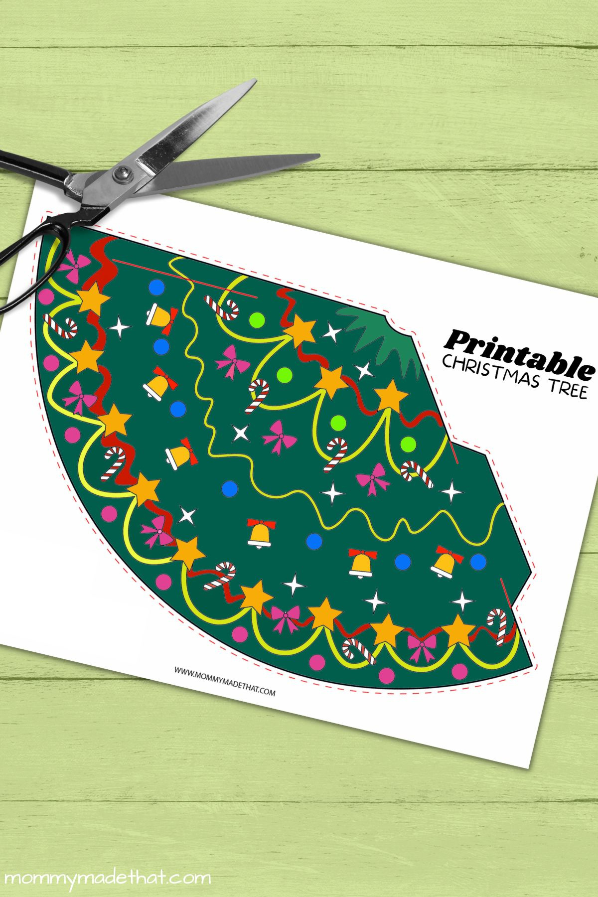 Adorable Free Printable Christmas Trees (Makes A Tree Shape) inside Christmas Tree Cone Template Printable