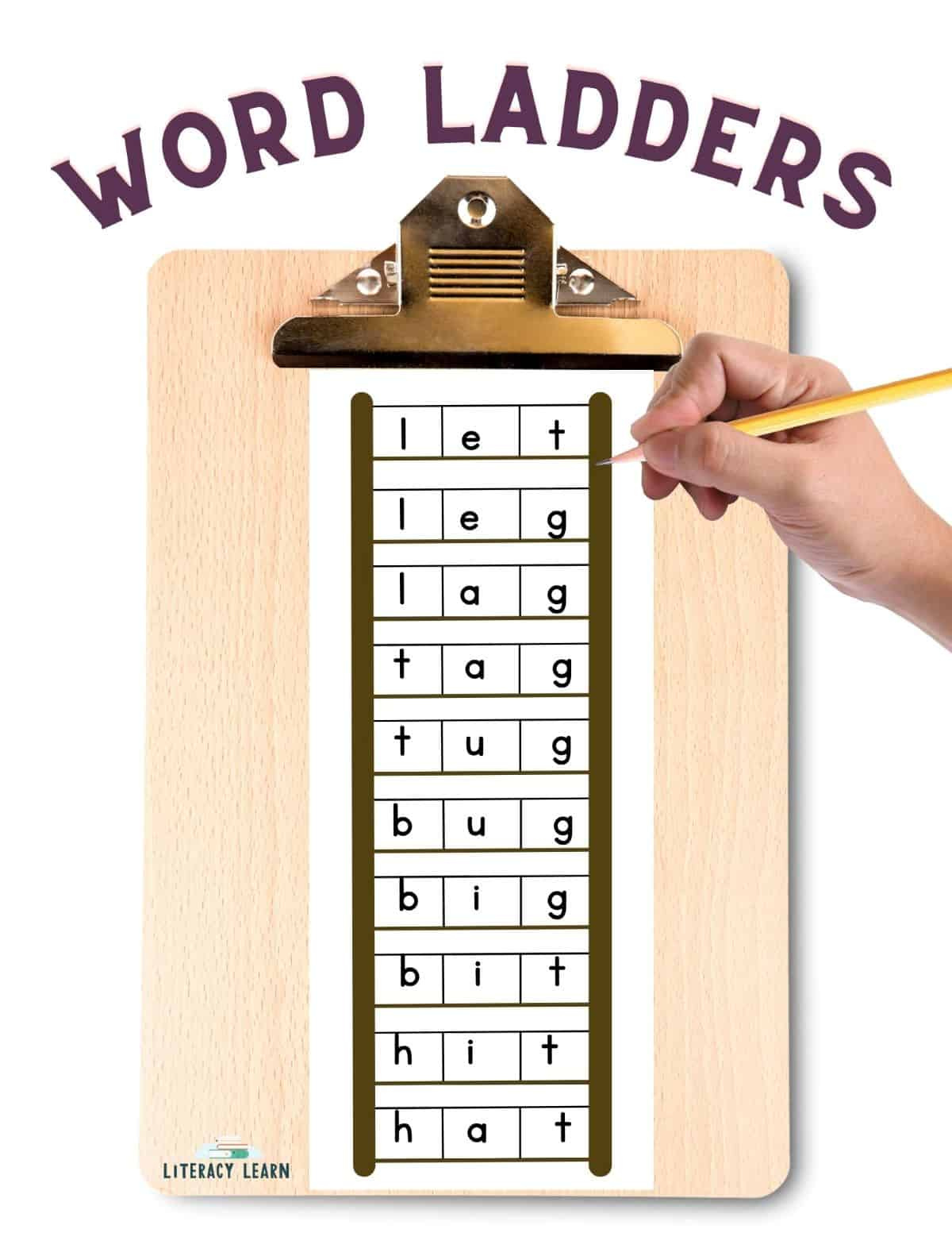 All About Word Ladders - Plus Free Printables - Literacy Learn in Free Printable Word Ladders