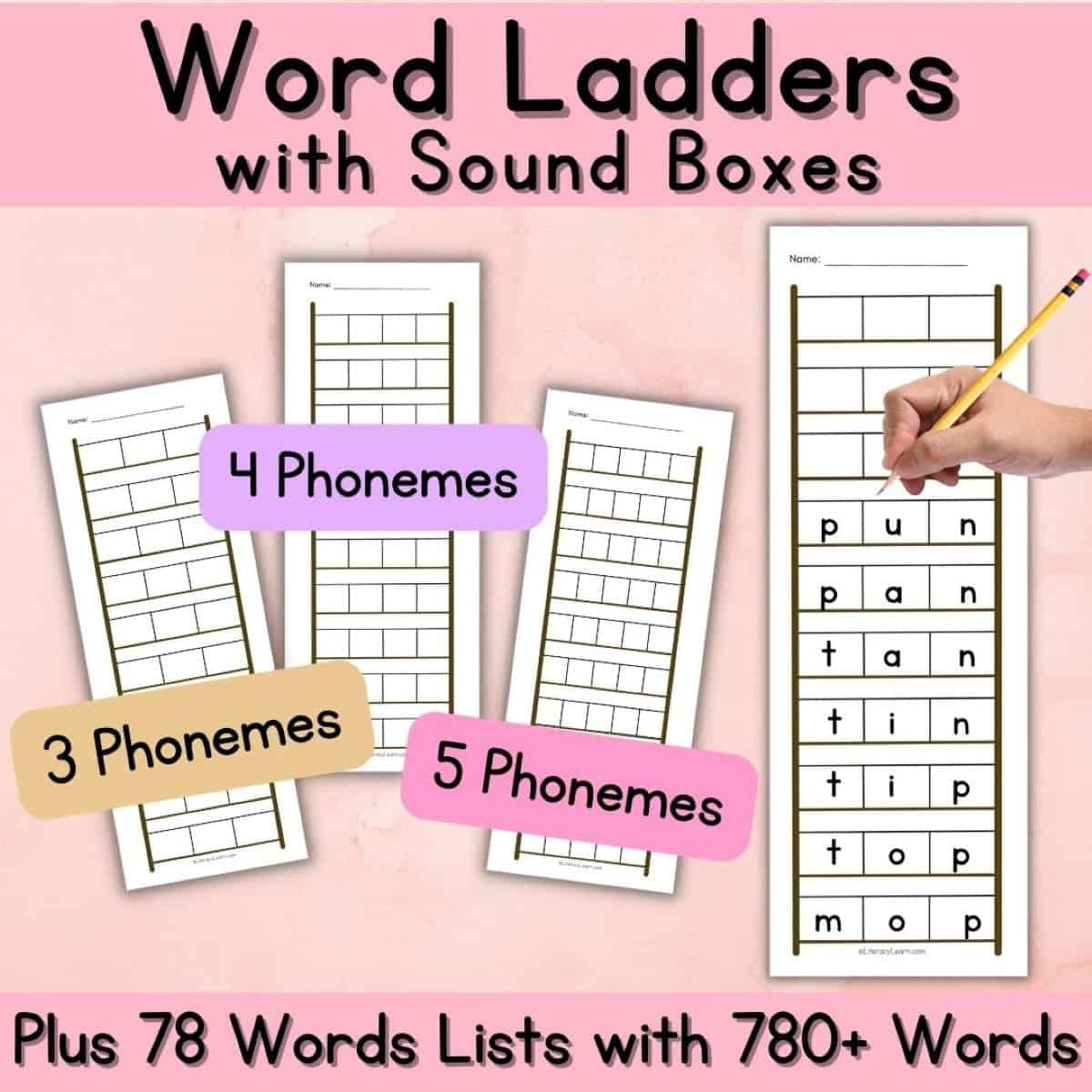 All About Word Ladders - Plus Free Printables - Literacy Learn within Free Printable Word Ladders