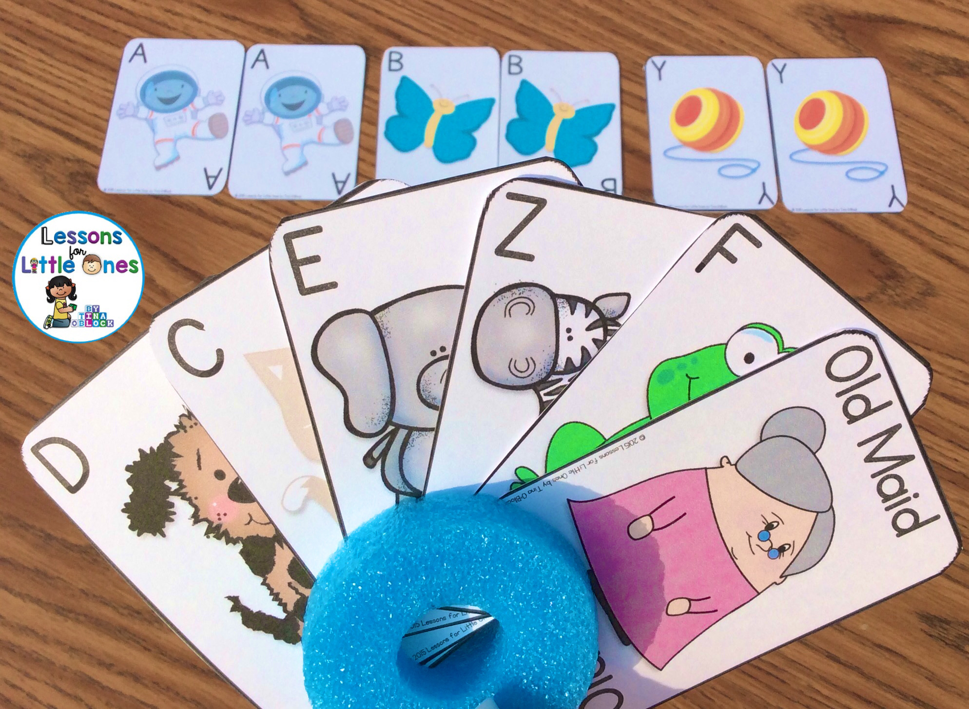 Alphabet Old Maid And Concentration Card Games (Differentiated) in Free Printable Old Maid Card Game