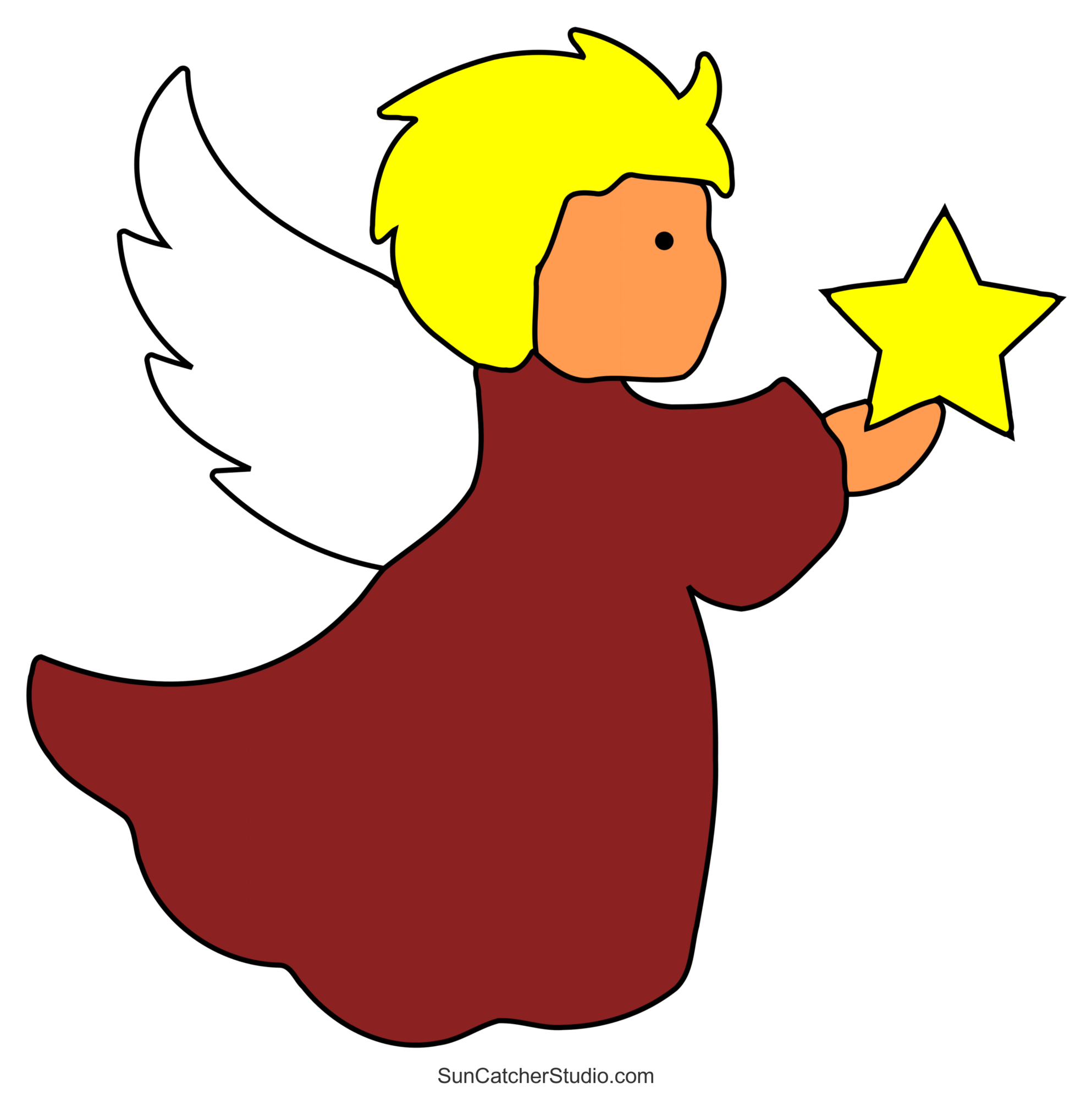 Angel Templates And Stencils (Free Printable Patterns) – Free regarding Free Printable Christmas Angels