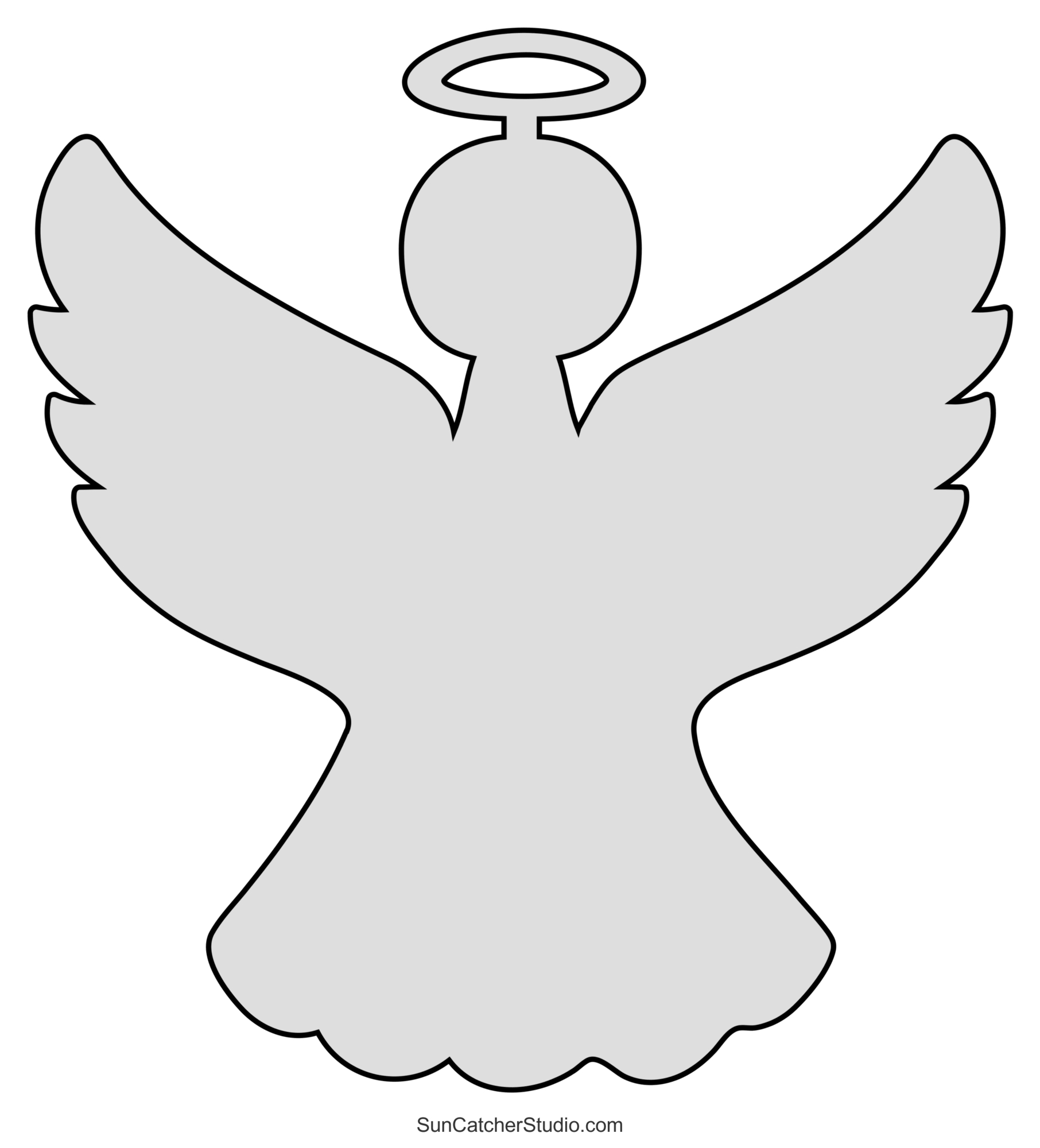 Angel Templates And Stencils (Free Printable Patterns) – Free with Angel Template Printable