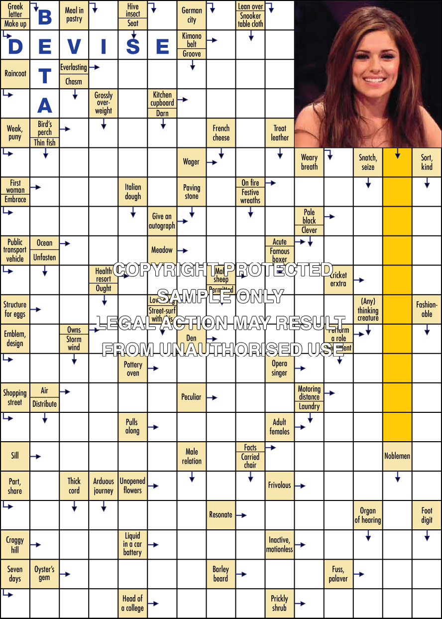 Arrow Words « Apple Puzzles in Free Printable Arrow Word Puzzles