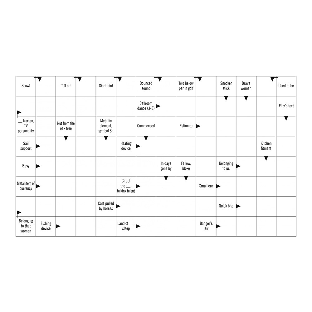 Arroword - Puzzler within Free Printable Arrow Word Puzzles