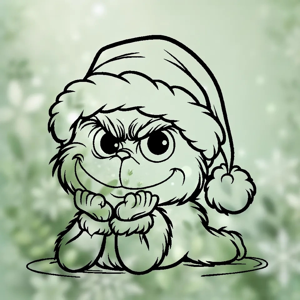 Baby Grinch Christmas Wall Art Von The Maker Chemists in Baby Grinch Printable