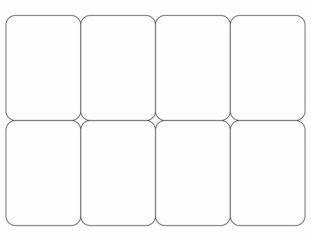 Blank Playing Card Template For Word - 10 Free Pdf Printables for Free Blank Playing Card Template
