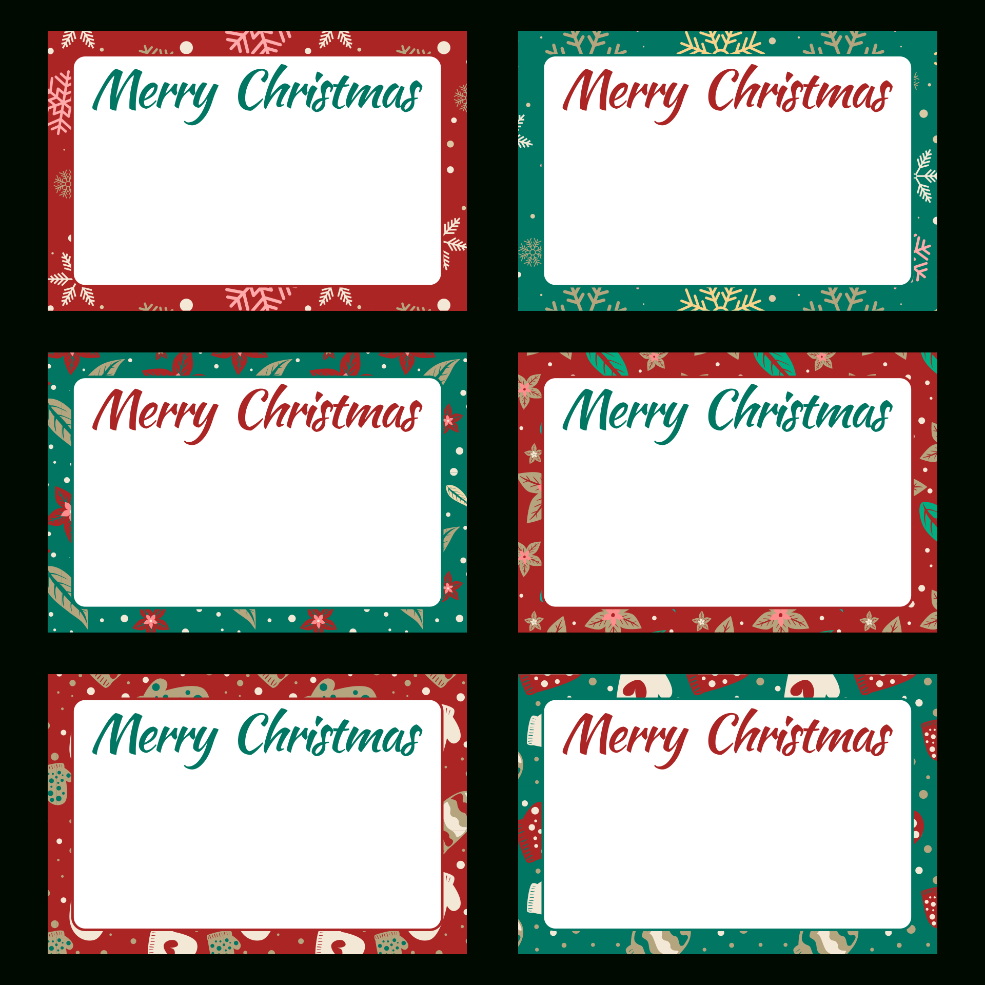 Blank Stickers To Print On with Blank Printable Christmas Labels