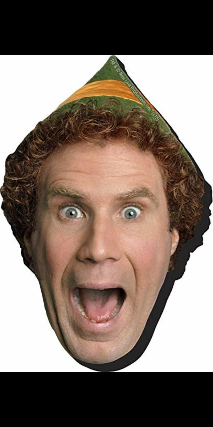 Buddy The Elf Excited Face Printable pertaining to Buddy the Elf Printable Pictures
