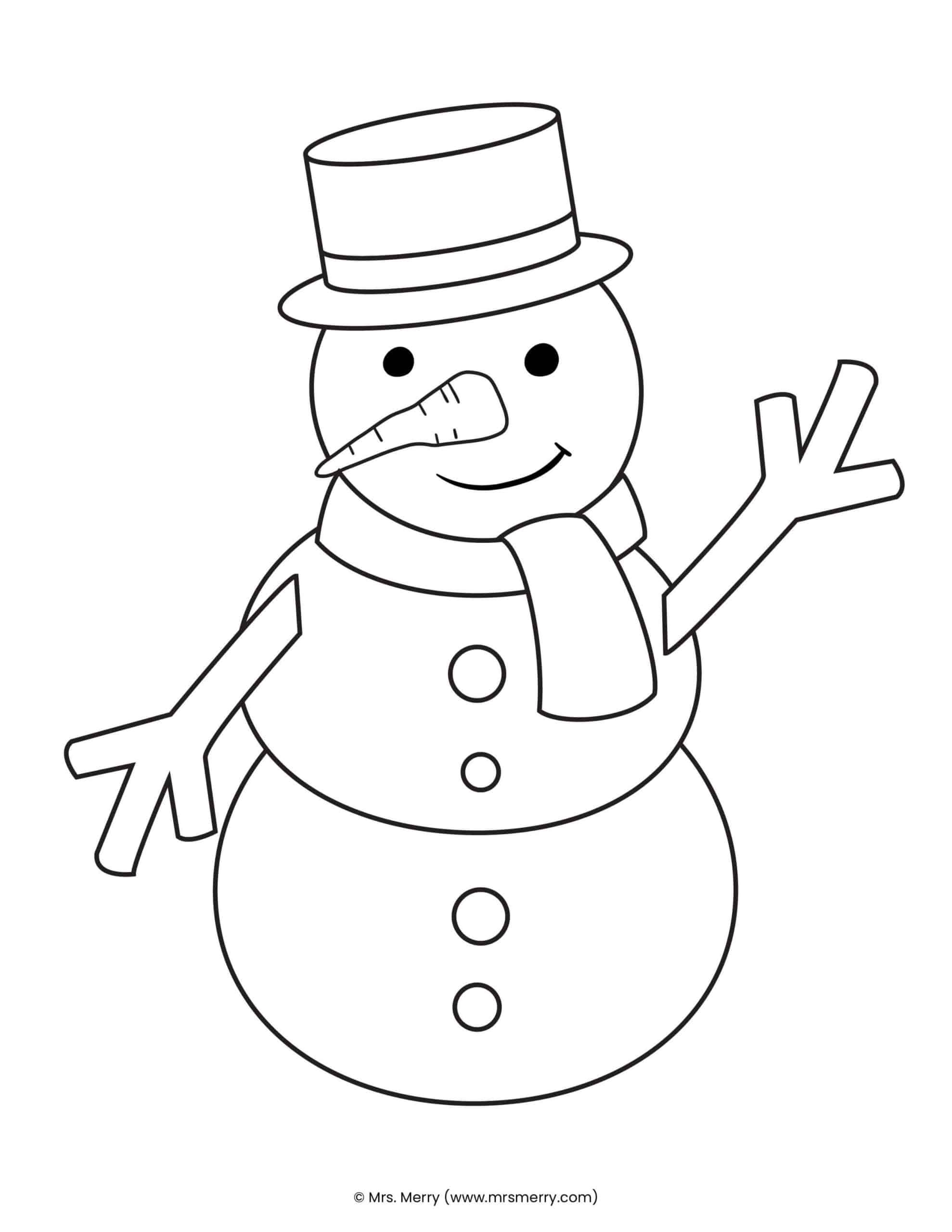 Build A Snowman Free Printable Activity | Mrs. Merry in Build a Snowman Printable Free Download