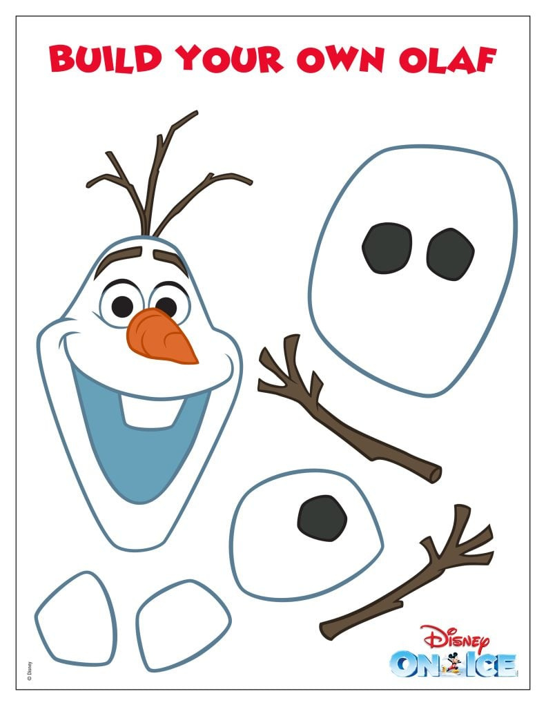 Build Your Own Olaf Printable | Fun | The Official Site Of Disney within Olaf Build A Snowman Printable