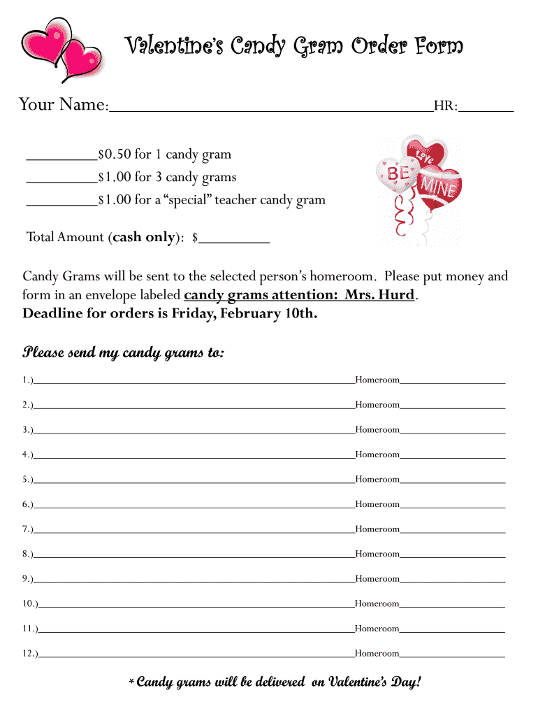 Candy Gram Template: Fill Out & Sign Online | Dochub with regard to Free Printable Candy Gram Template