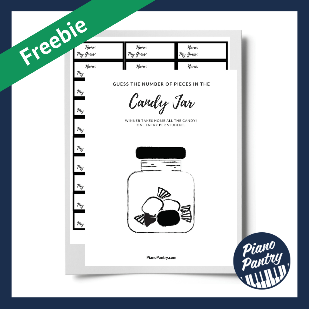 Candy Jar Contest (Free Printable) for Free Printable Guess How Many Sweets in the Jar Template
