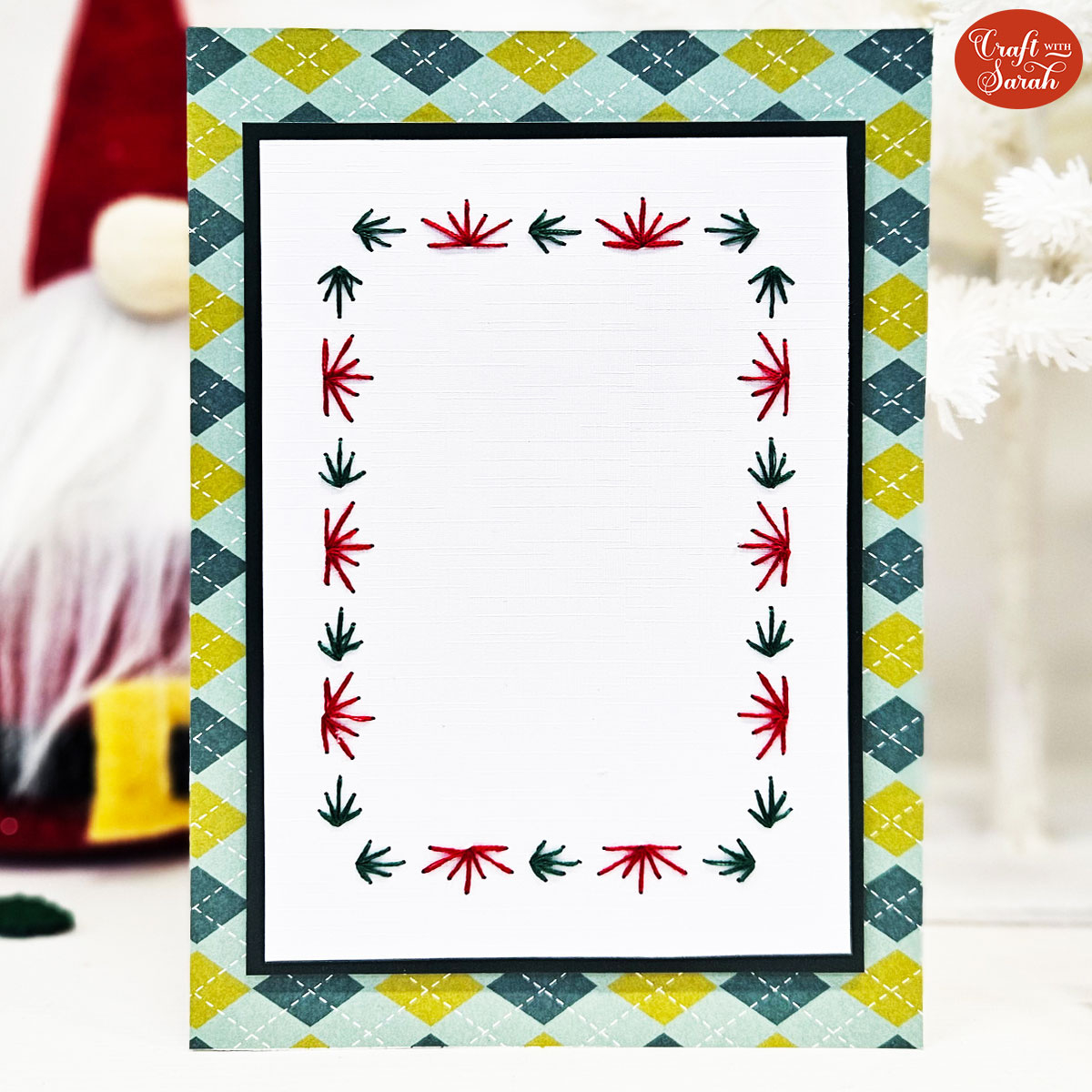 Card Stitching Patterns: Paper Embroidery On Cards! - Craft With regarding Christmas Free Printable Paper Pricking Patterns