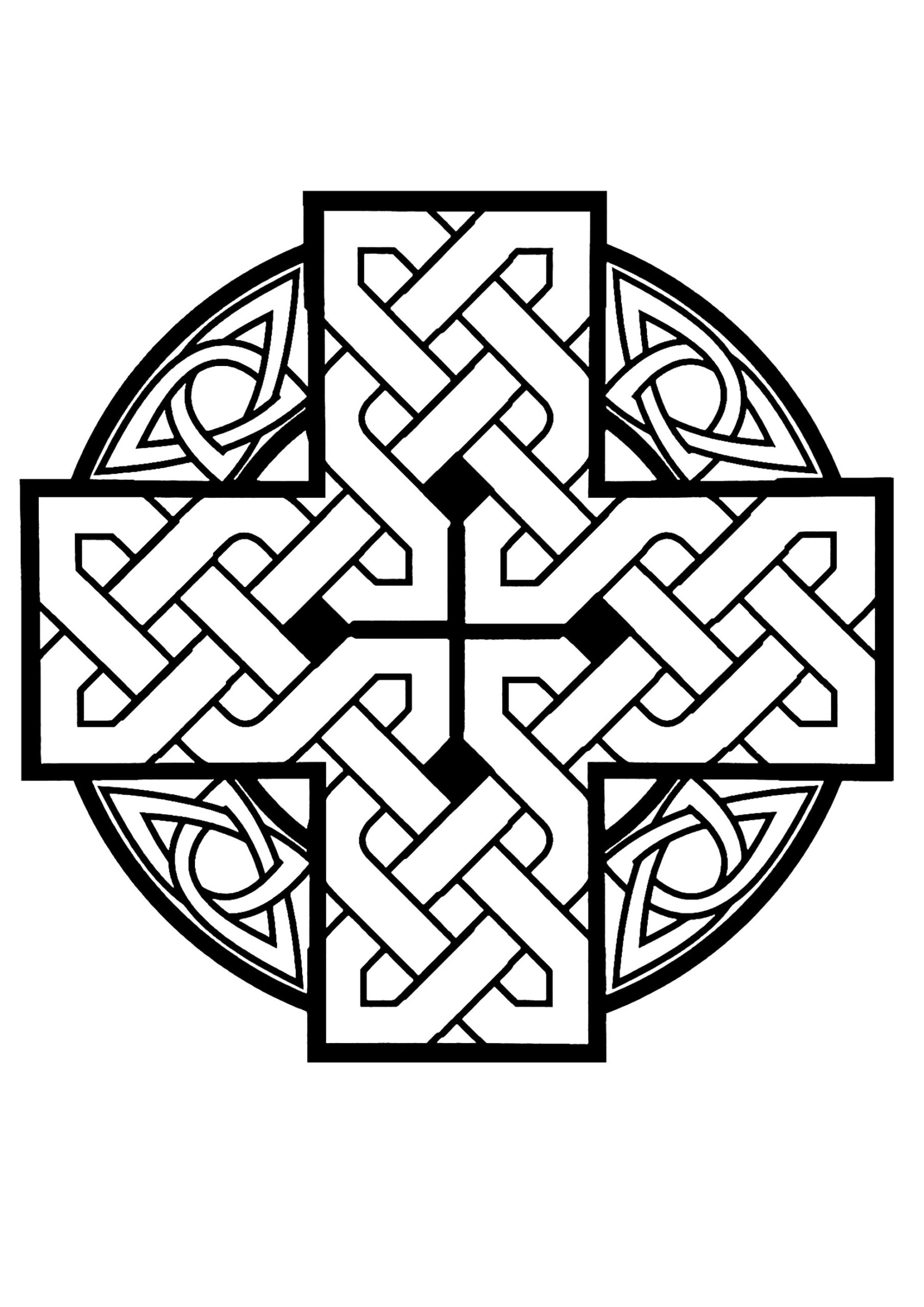 Celtic Knot - Celtic Art Coloring Pages throughout Free Printable Celtic Knot Patterns