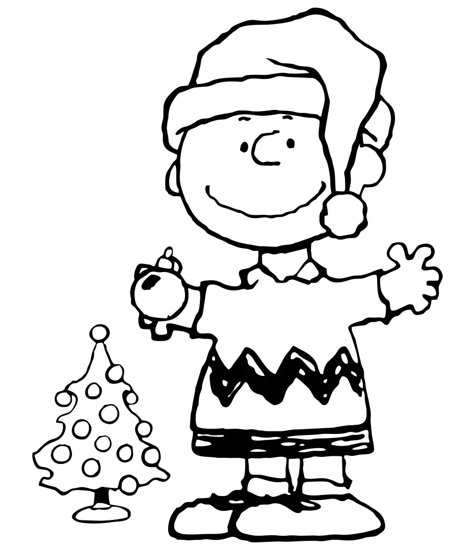 Charlie Brown Christmas Coloring Pages To Print - Free Printable throughout Charlie Brown Christmas Free Printable