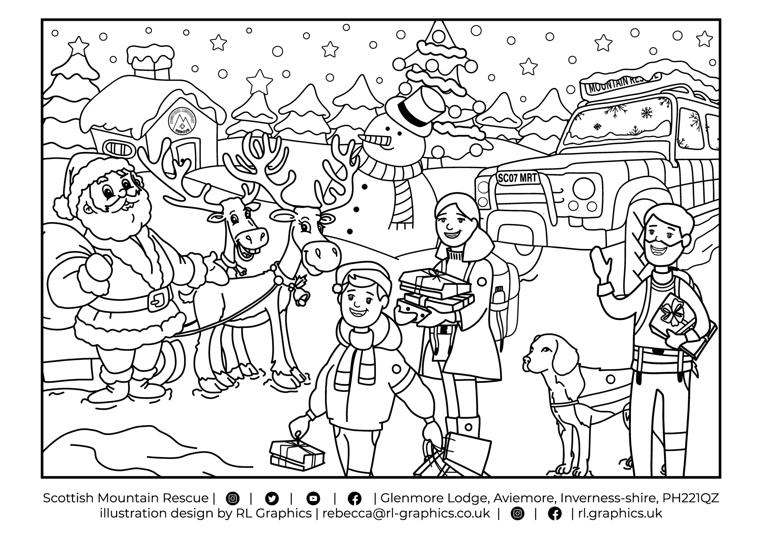 Children'S Christmas Activity Sheet - Printable - Scottish inside Christmas Activity Sheet Printable