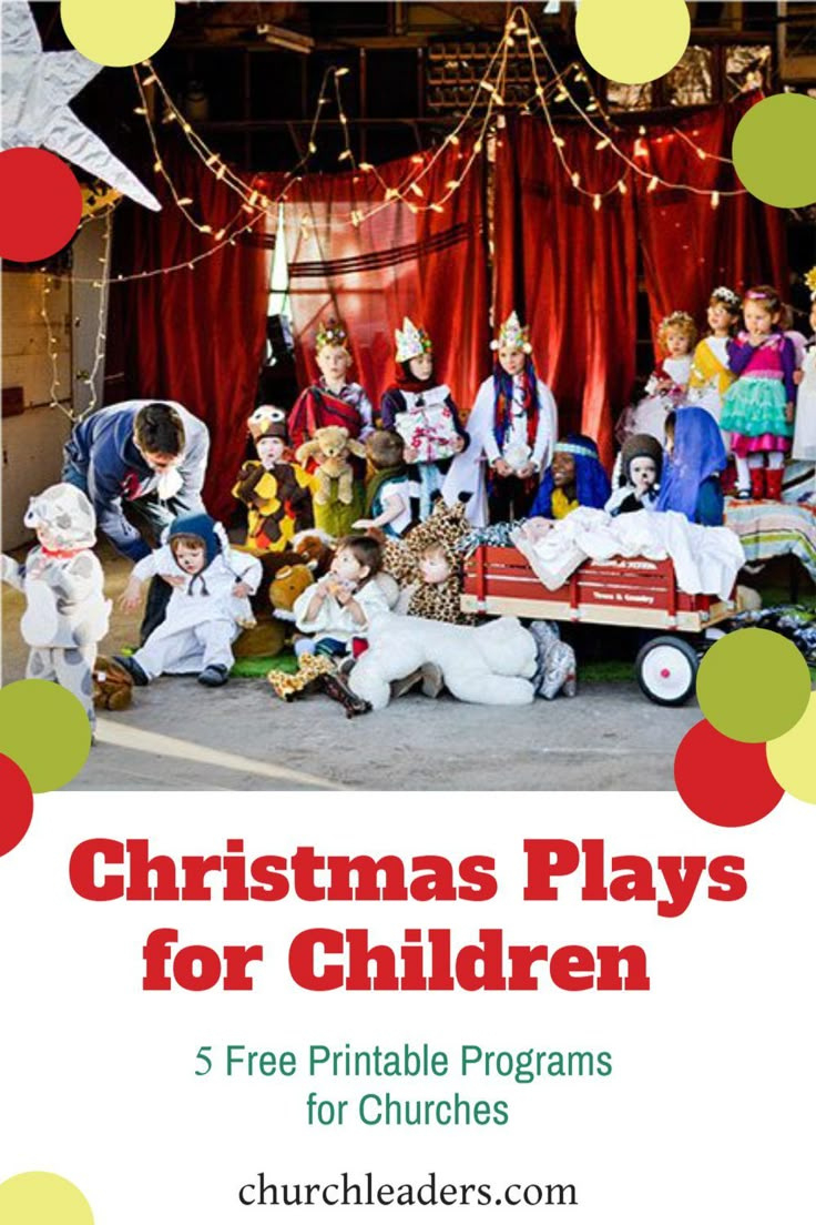 Children'S Christmas Plays For Church: 5 Free Programs regarding Free Printable Christmas Plays For Church