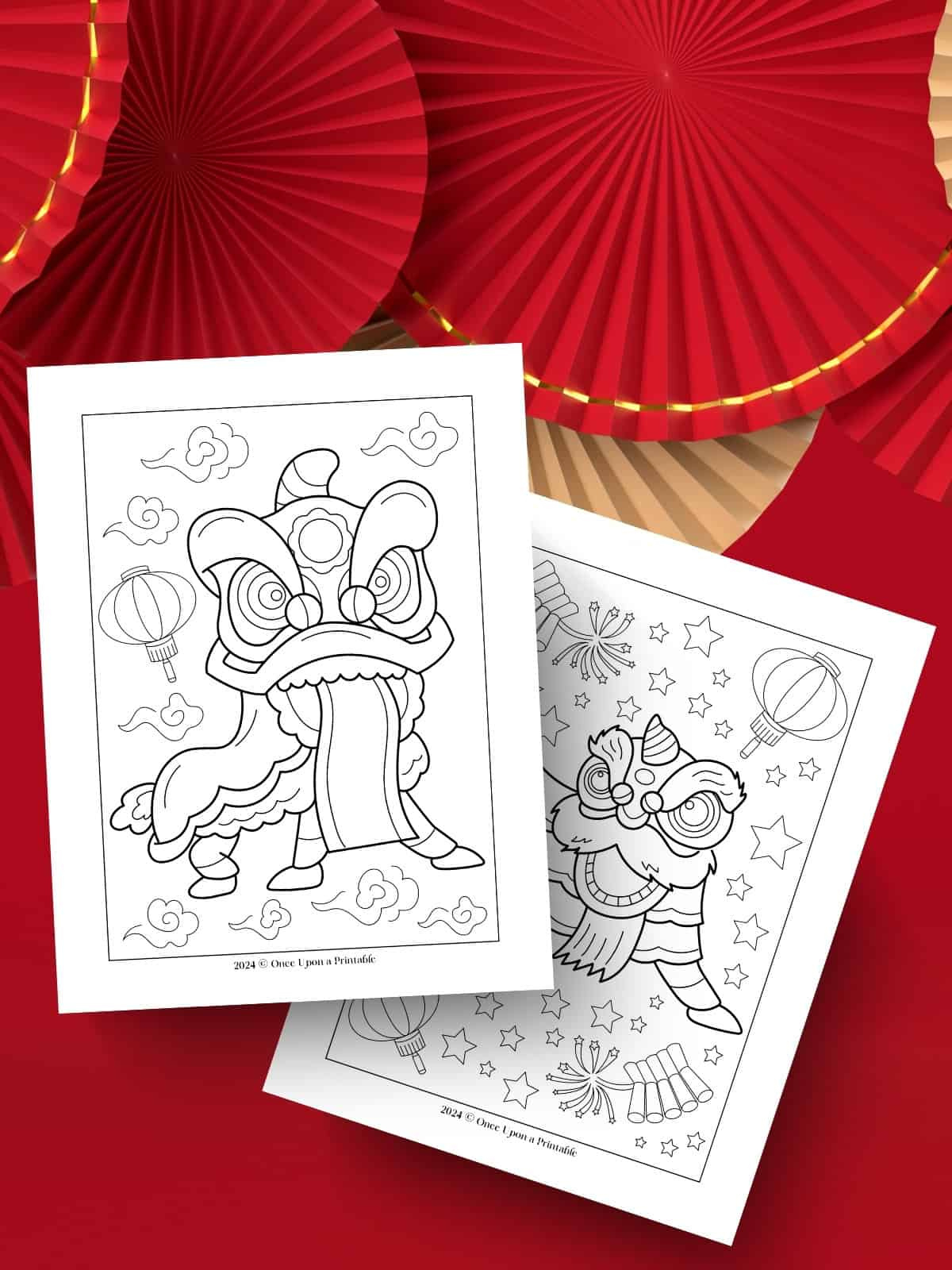 Chinese Lunar New Year Coloring Pages (Free Printables) - Once regarding Lunar New Year 2026 Coloring Pages Free Printable