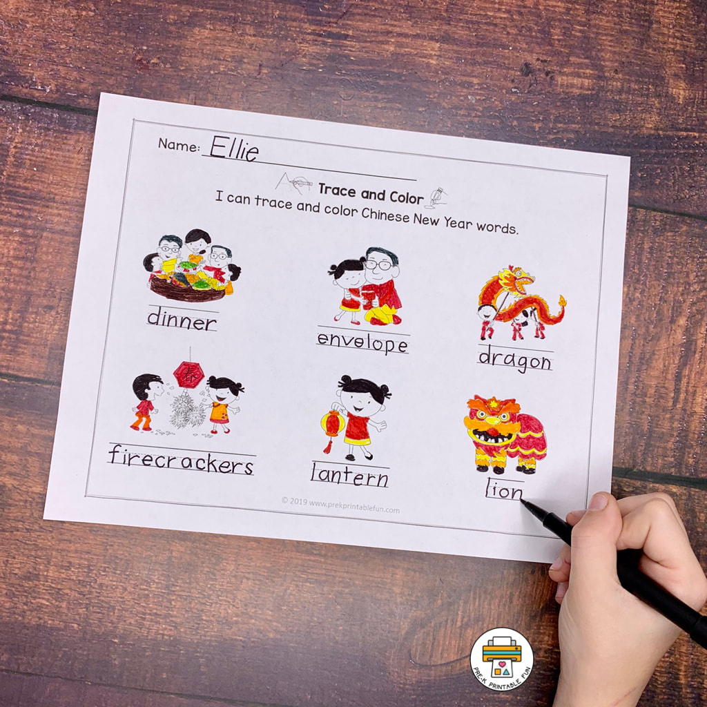 Chinese New Year Activity Pack - Pre-K Printable Fun pertaining to Chinese New Year Activities For Preschool Printable