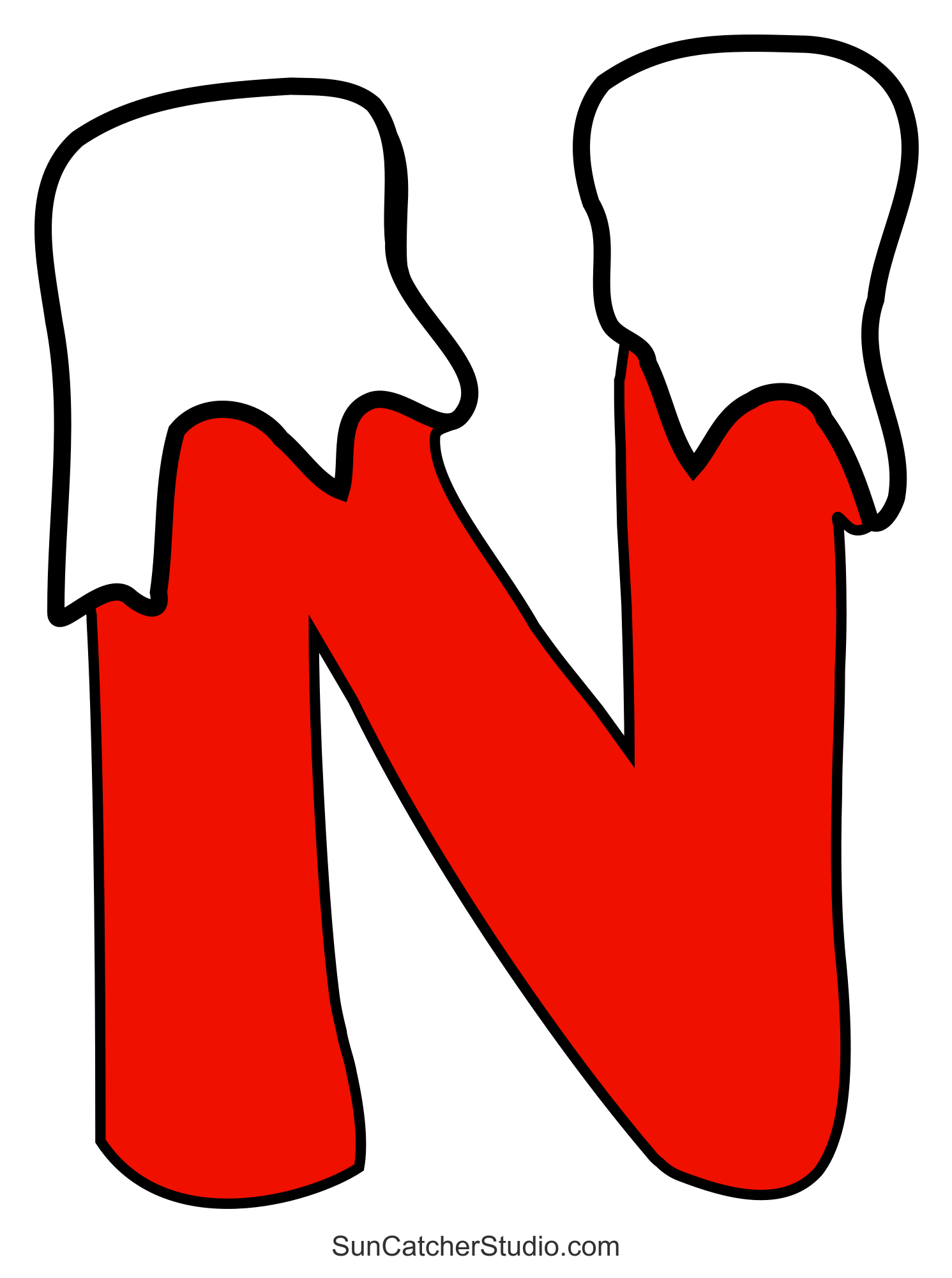 Christmas Alphabet Font (Letters, Patterns With Snow) – Free throughout Christmas Alphabet Words Printable