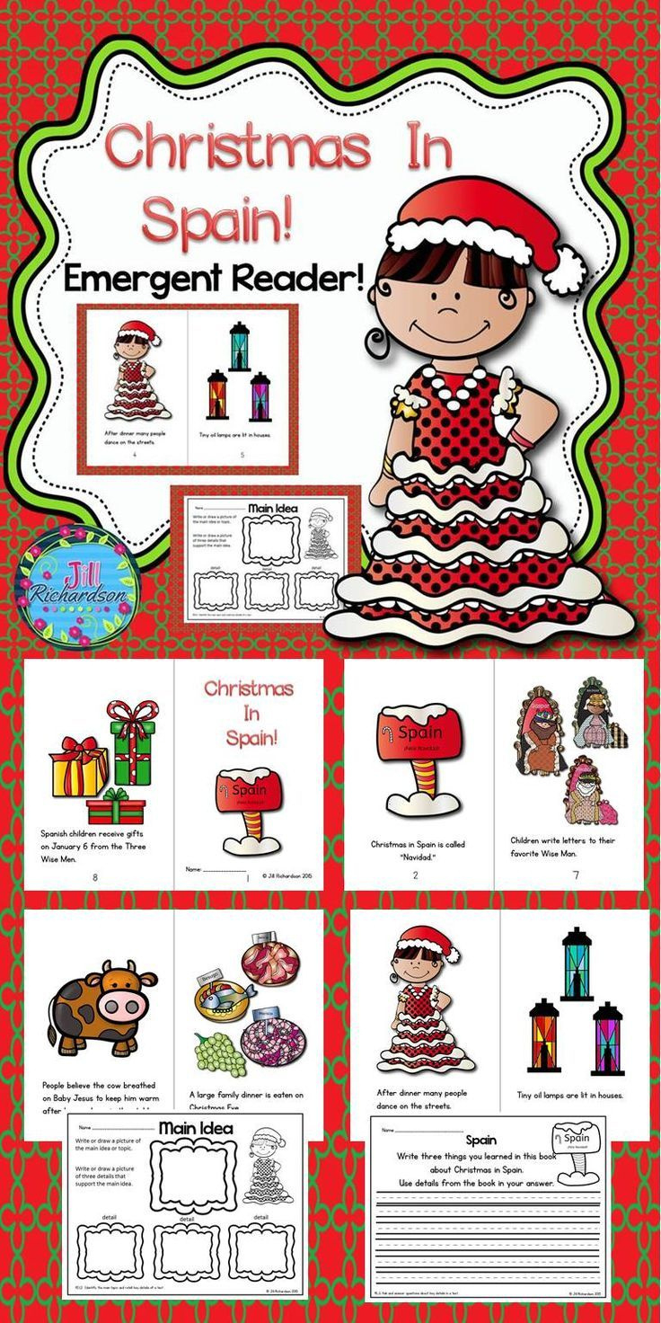 Christmas Around The World Spain (Emergent Reader Christmas In Spain) intended for Christmas Emergent Reader Printable