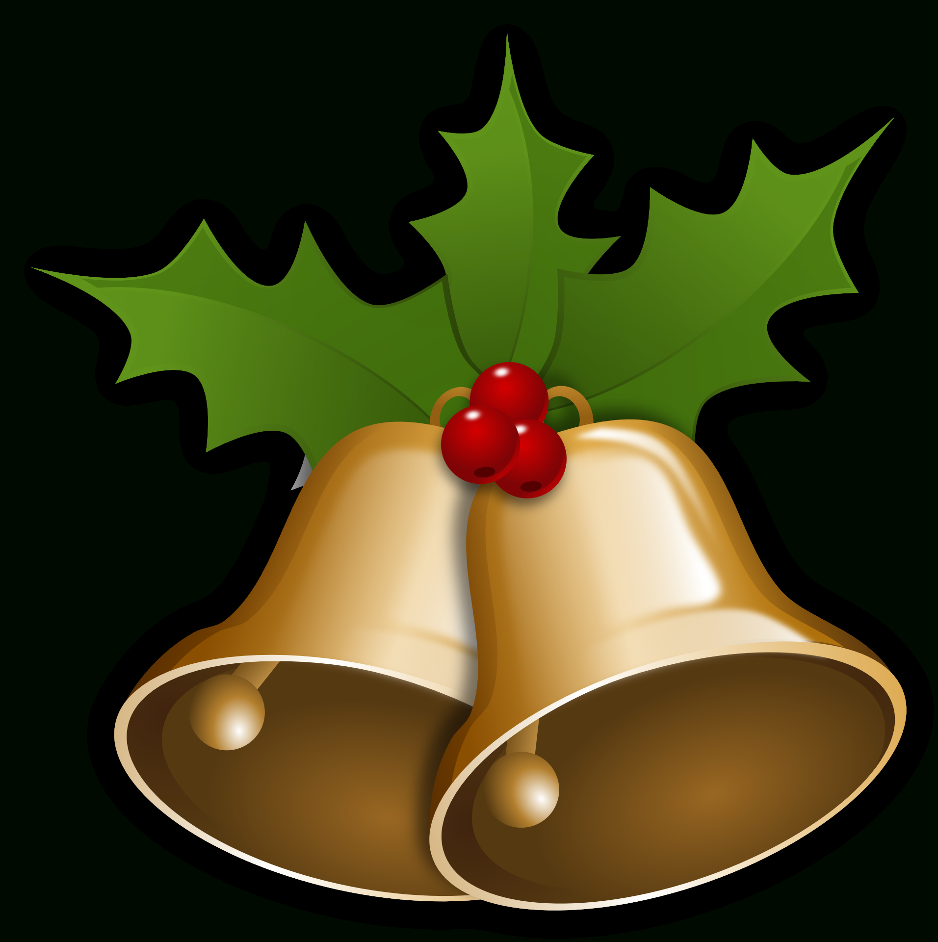 Christmas Bells - Free Vector Clipart Images On Creazilla with regard to Christmas Bells Pictures Printable